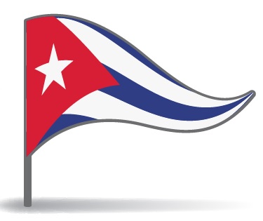 Drapeau triangulaire de Cuba Drapeau triangulaire de Cuba