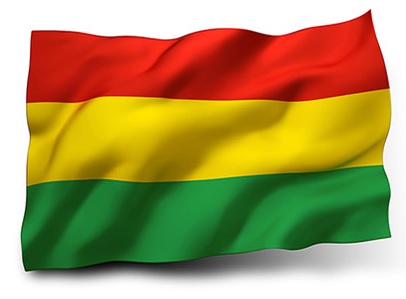Drapeau Bolivie dans le vent Drapeau Bolivie dans le vent