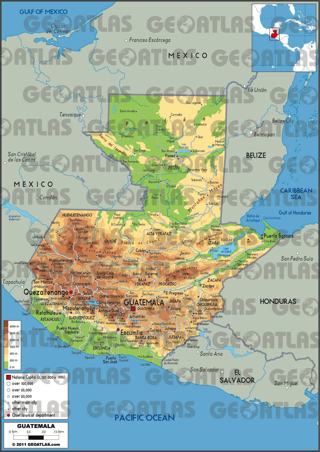 Guatemala carte Guatemala carte
