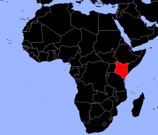 Kenya carte Afrique