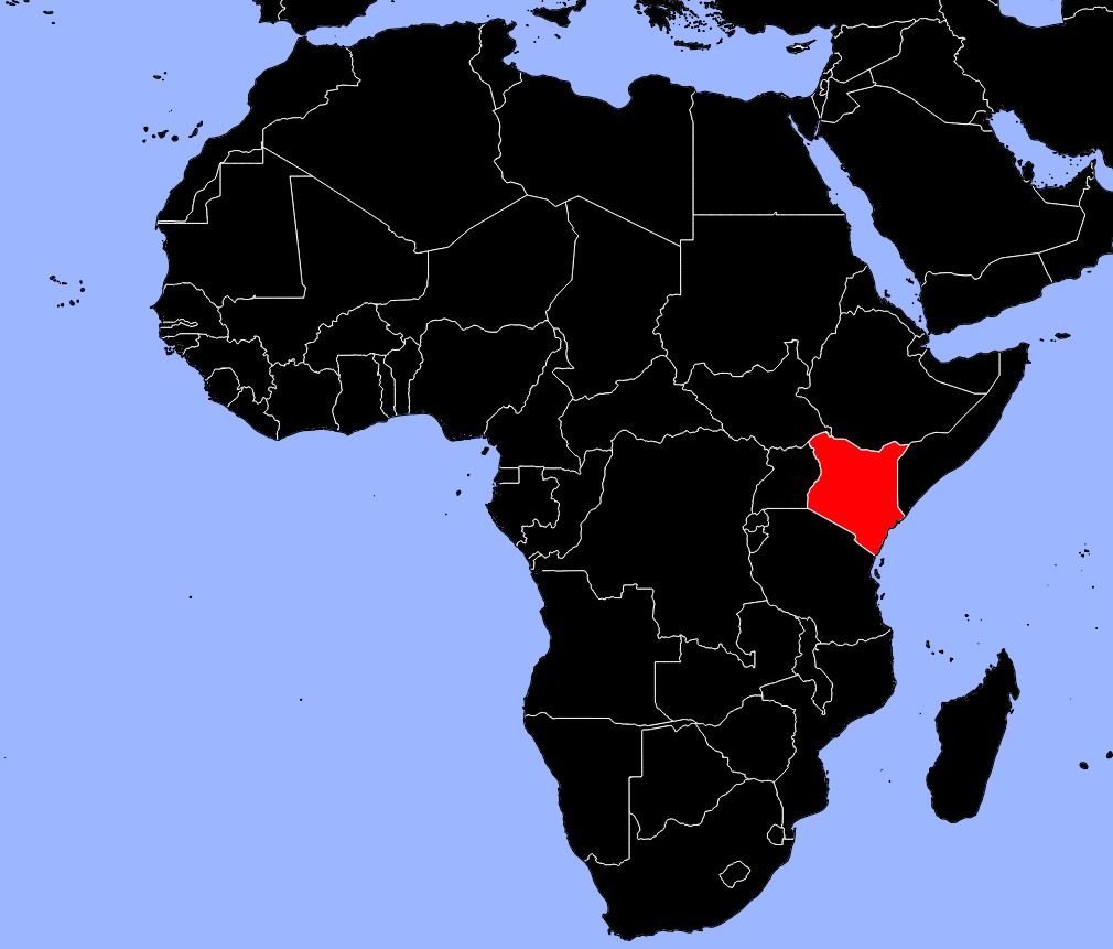 kenya carte du monde