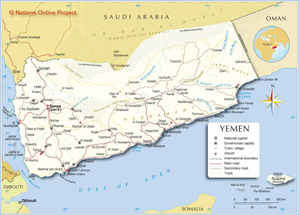 yemen carte