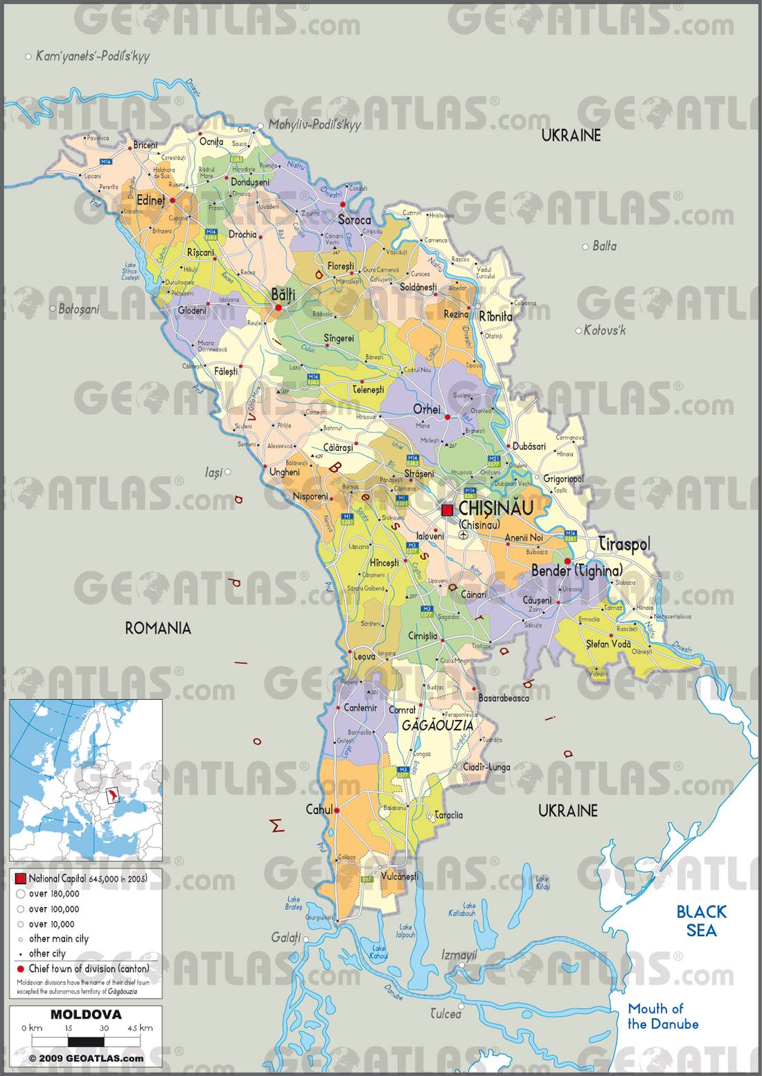Euratlas Periodis Web - carte de Moldavie en l'an 1300