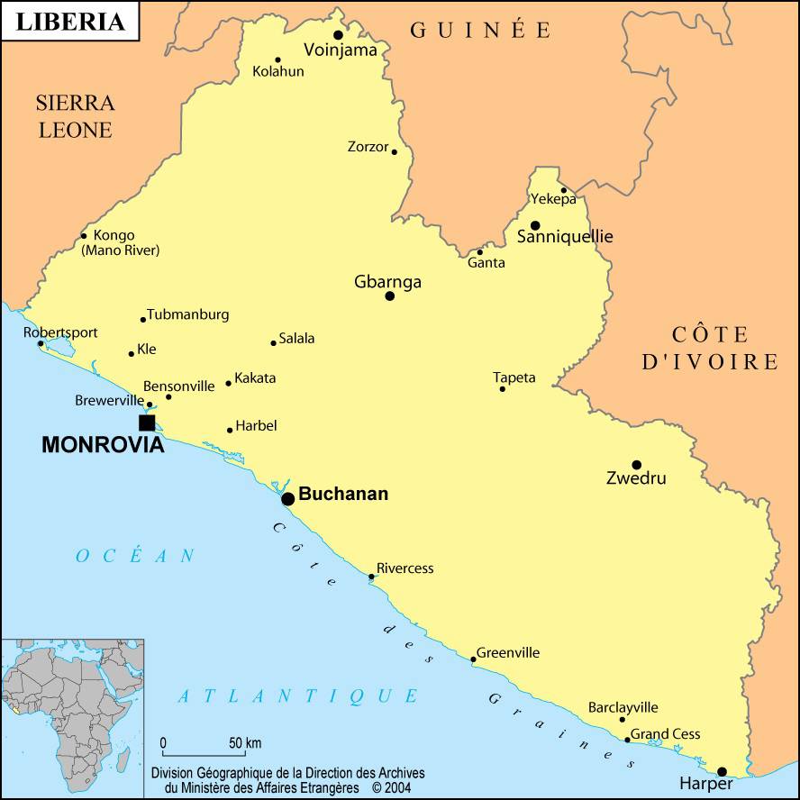 Liberia carte