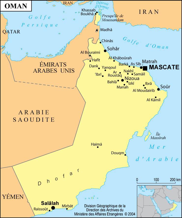 Carte Doman Plusieurs Du Pays Au Moyen Orient