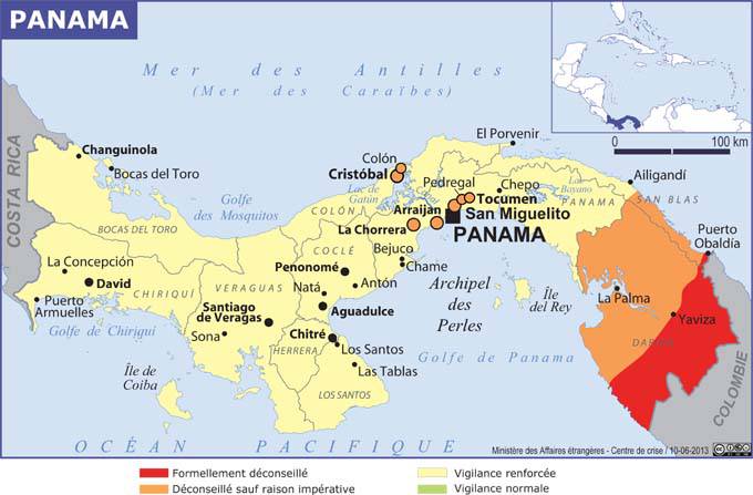 panama carte du monde