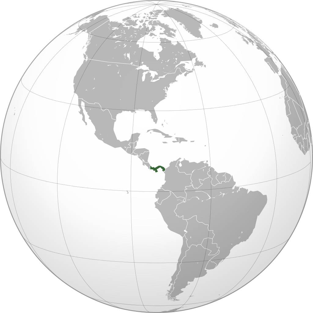 Panama sur une carte de l'Amérique Panama sur une carte de l'Amérique