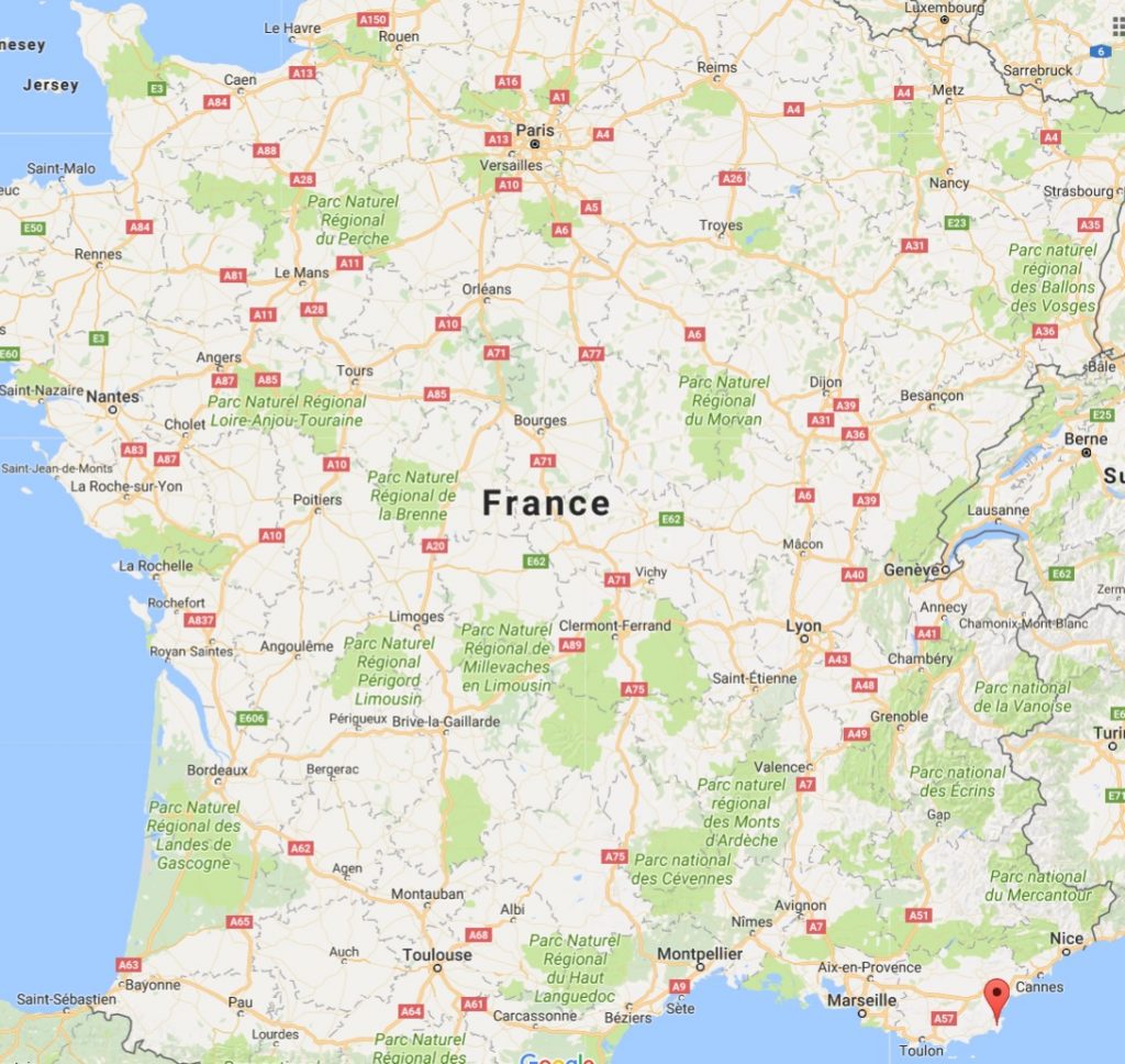 Village Ramatuelle sur une carte de France - Google Maps