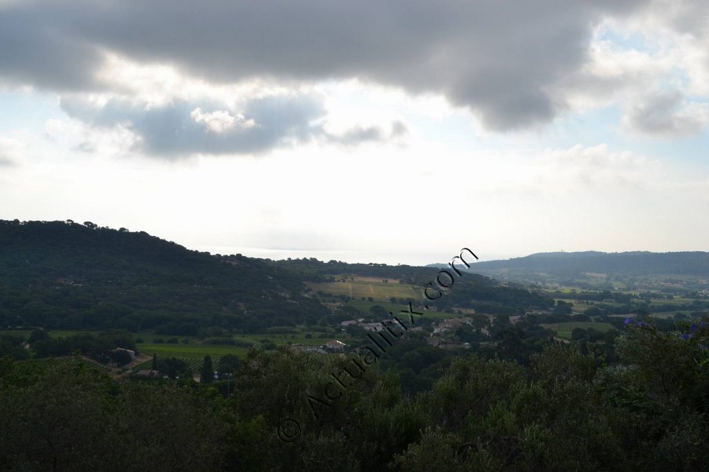 Vue depuis le village de Ramatuelle