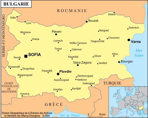 Bulgarie carte