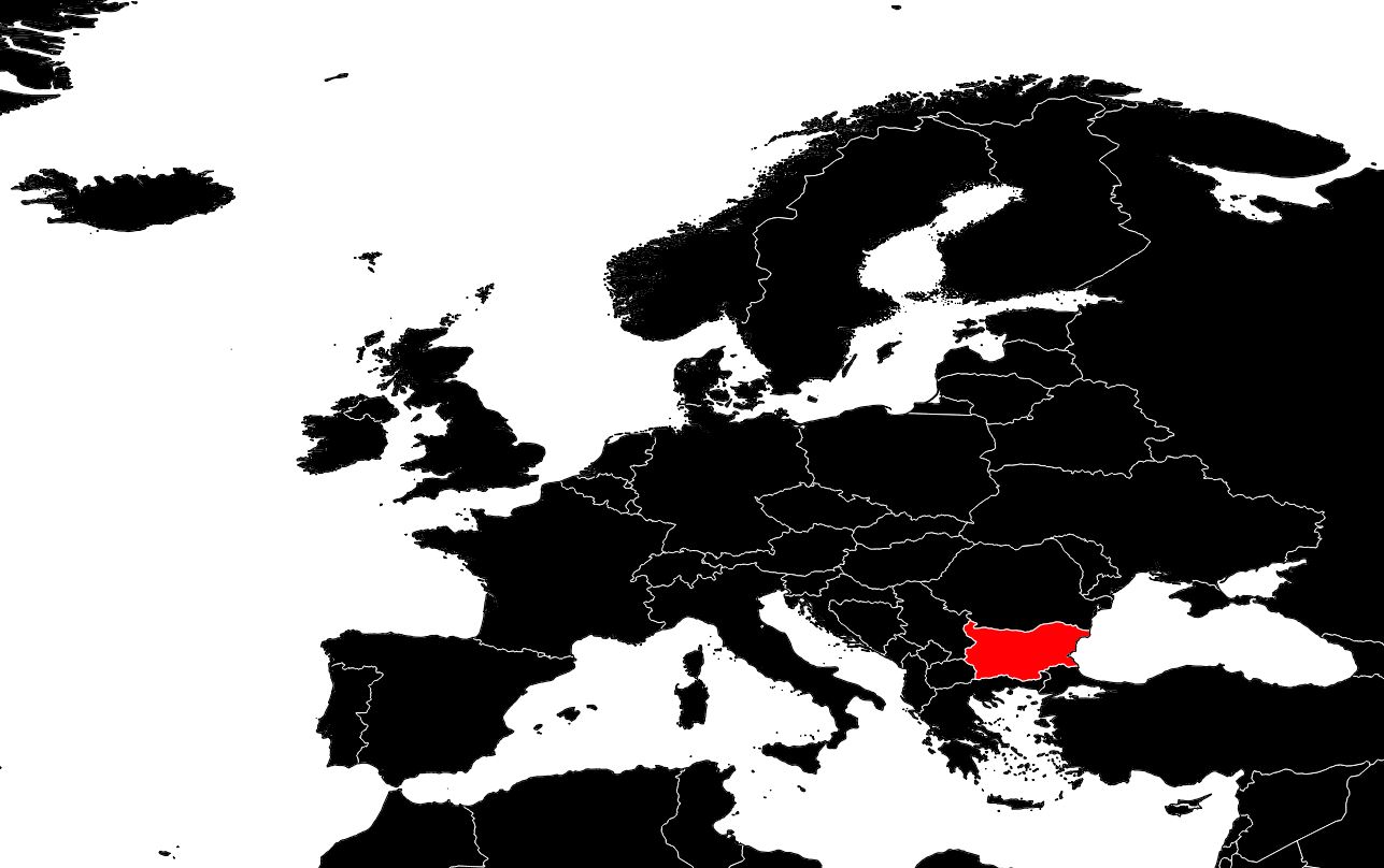 bulgarie carte europe