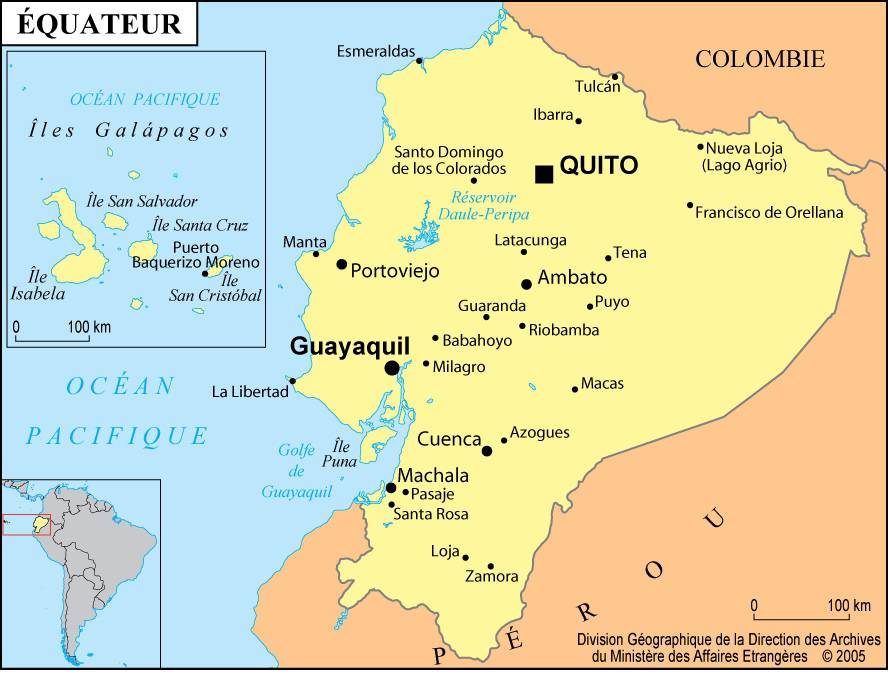 equateur carte