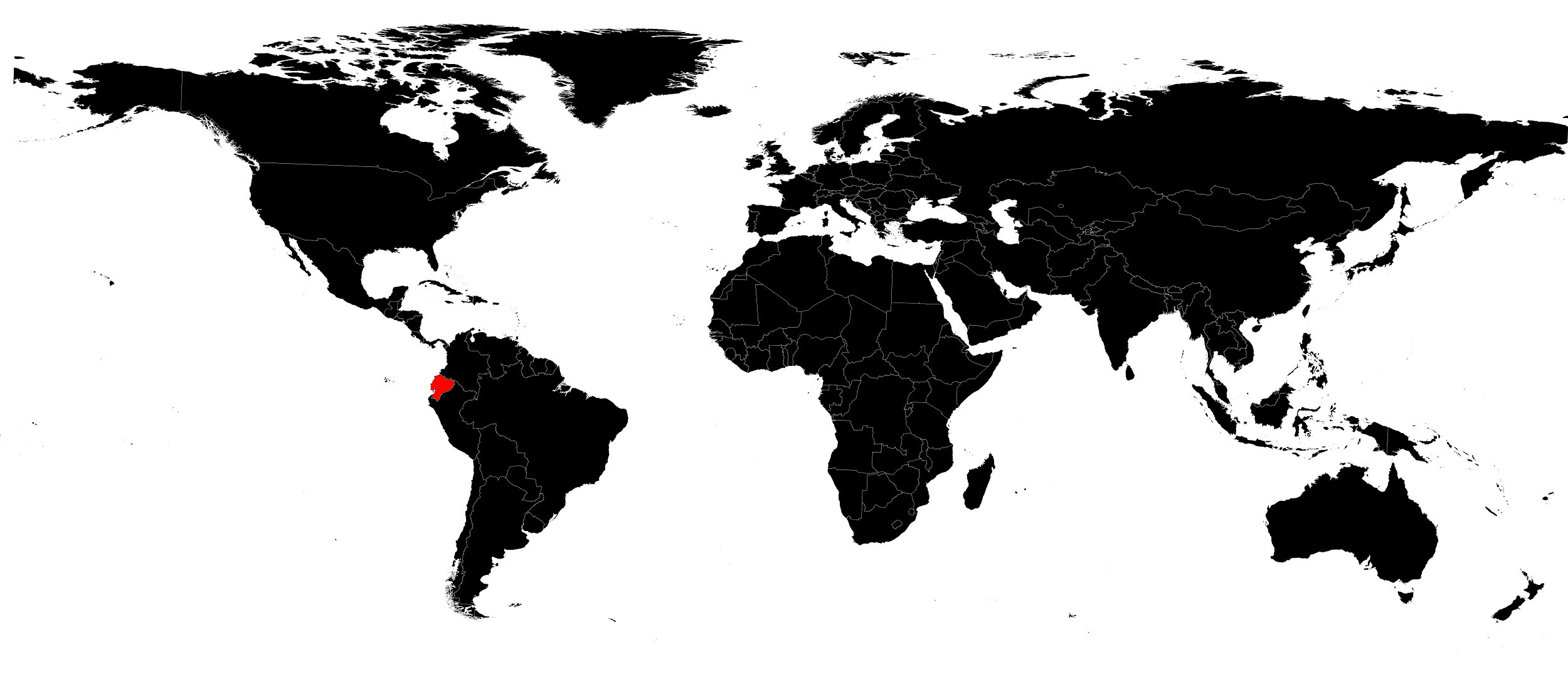 equateur carte du monde