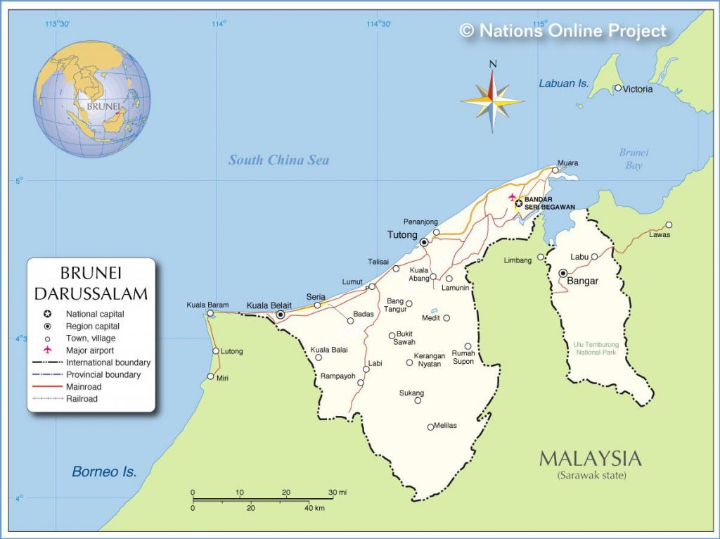 Brunei carte