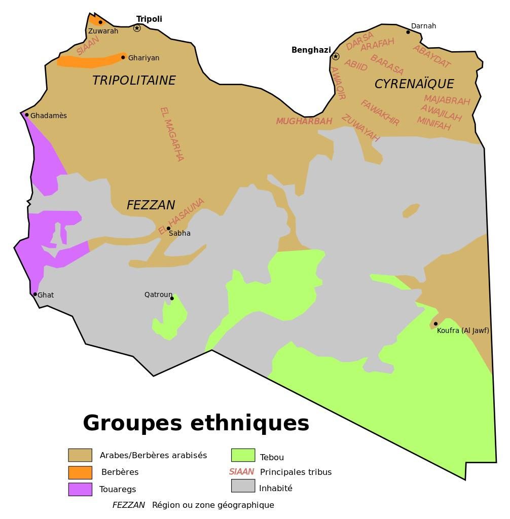 La Libye, à la découverte d'un pays. Tome 1, idendité libyenne.