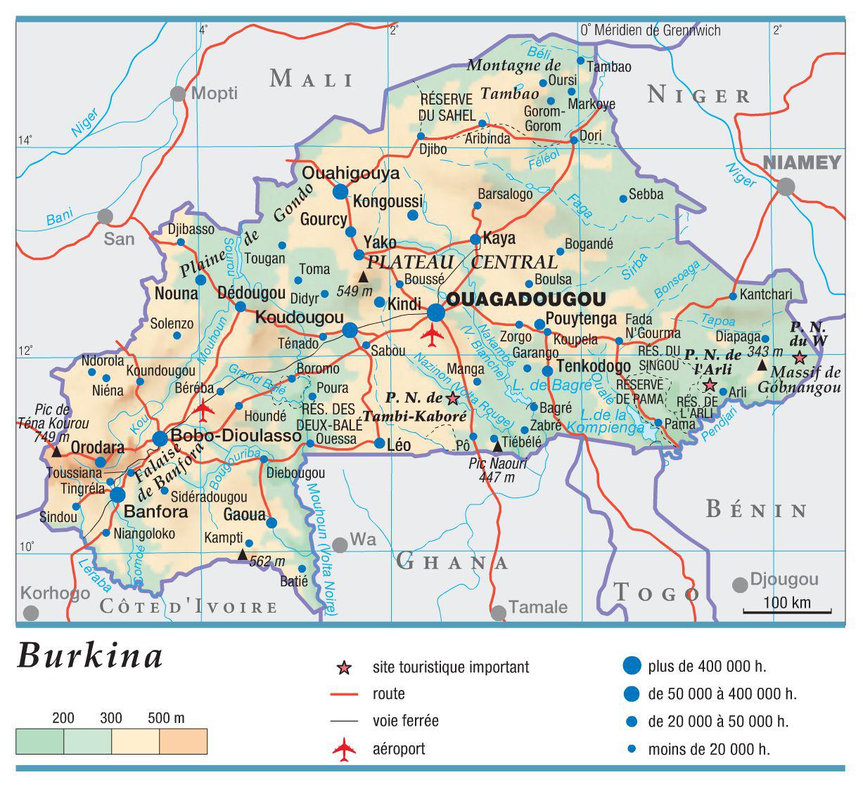Carte Du Burkina Faso Plusieurs Carte Du Pays D Afrique Carte Du Burkina Faso Plusieurs Carte Du Pays D Afrique