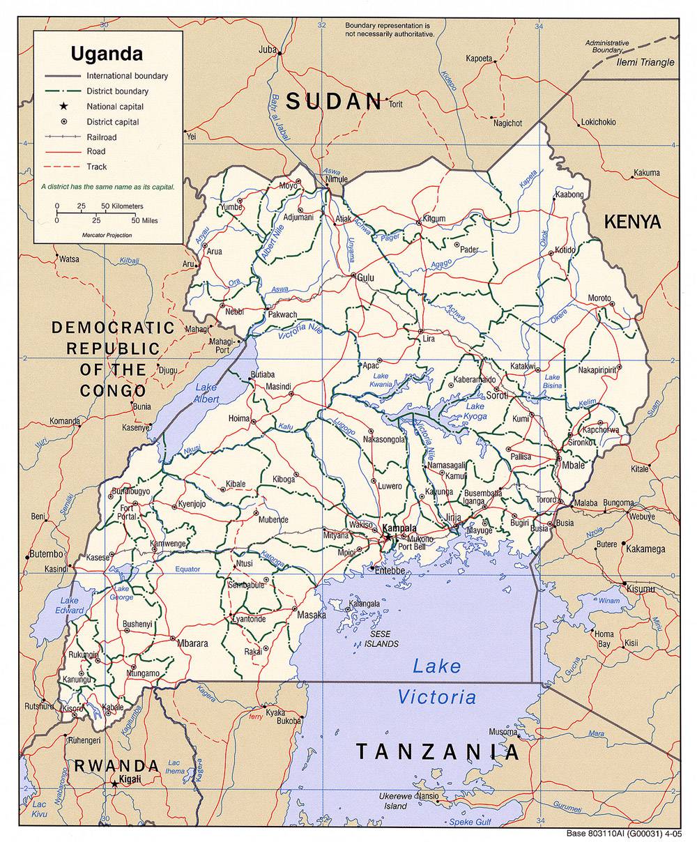 Carte De Louganda Plusieurs Cartes Du Pays En Afrique