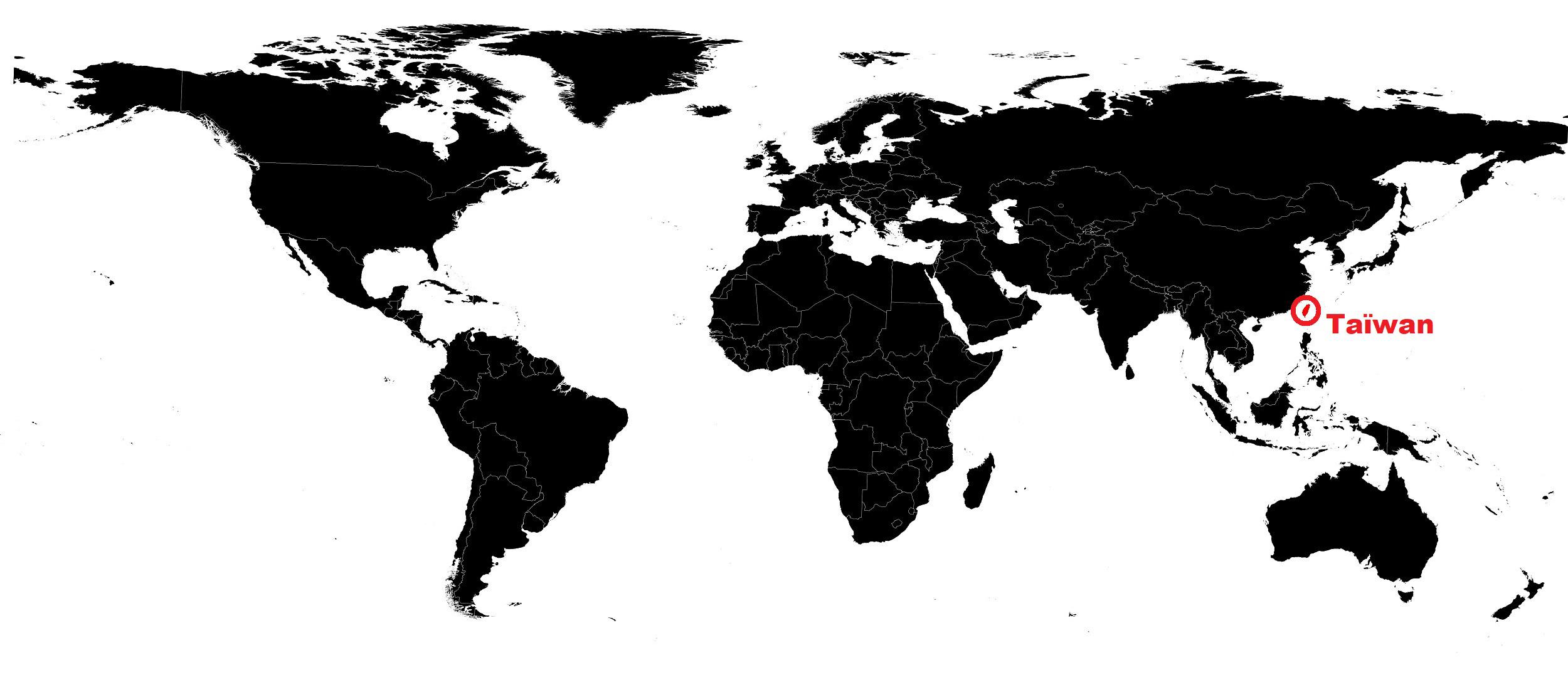 Carte De Taïwan Plusieurs Cartes Du Pays En Asie