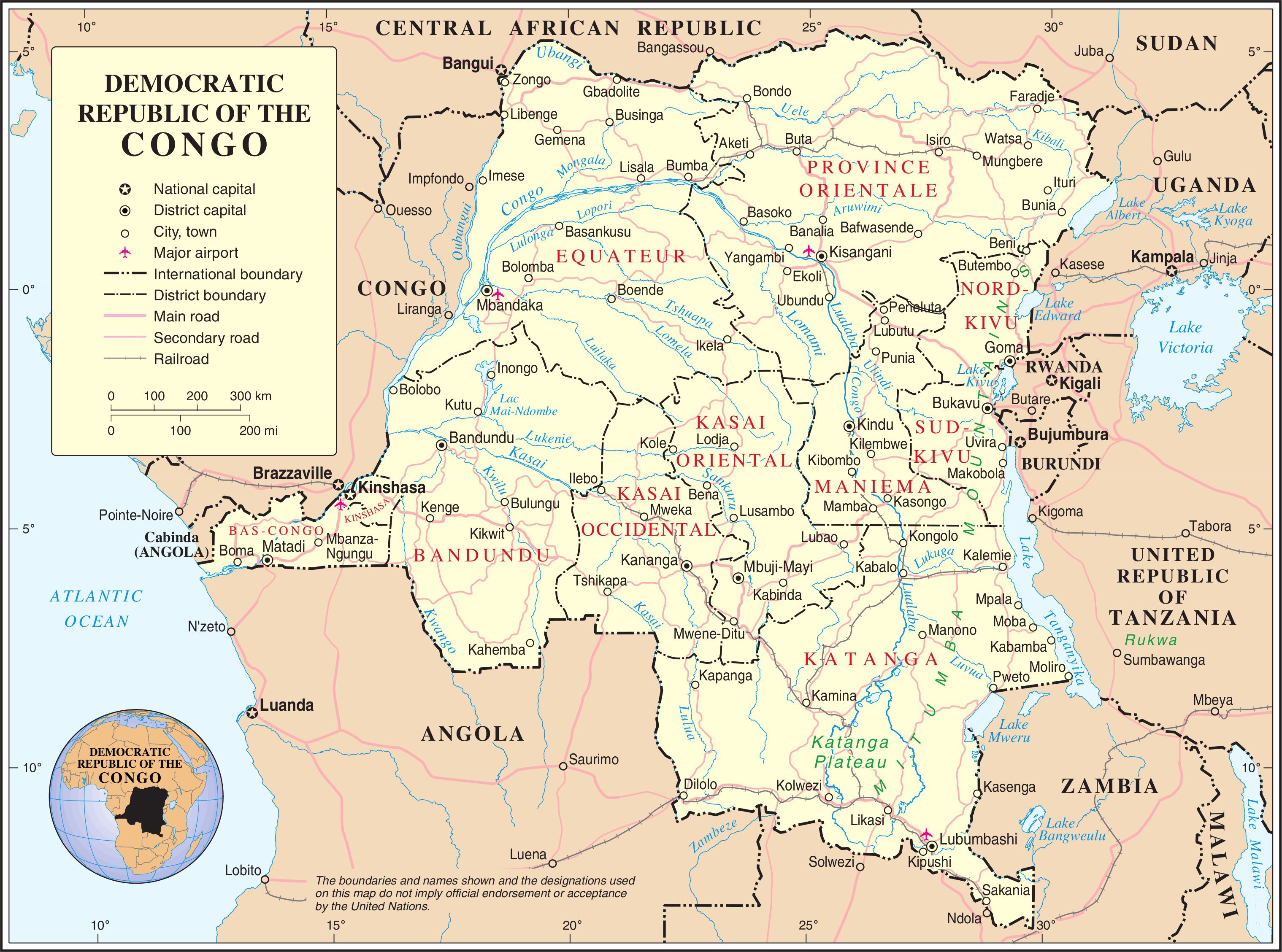 Rdc Congo Provinces Rdc Congo Carte YKYWRD Rdc Congo Provinces Rdc Congo Carte YKYWRD