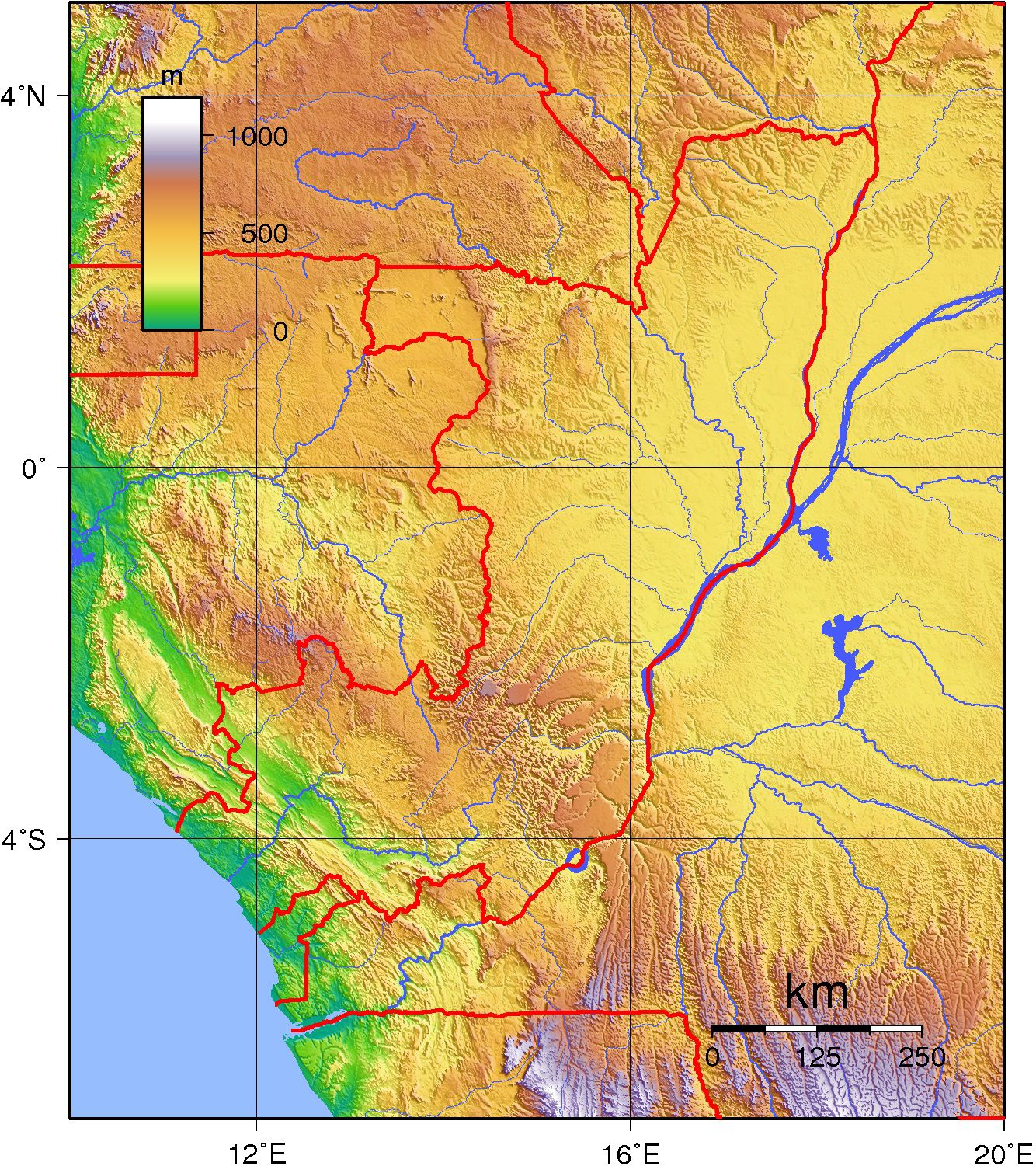 Carte De La R publique Du Congo Plusieurs Cartes