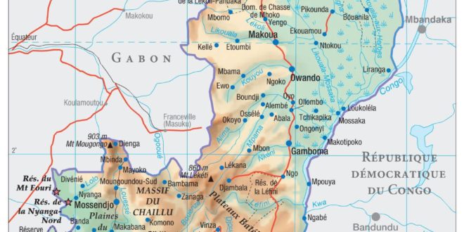 Carte de la République du Congo - Plusieurs cartes