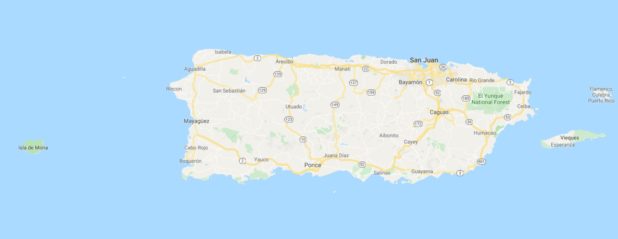 Carte de Porto Rico