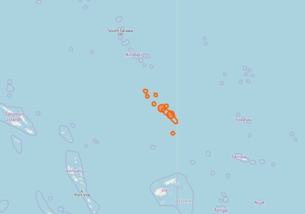 Les îles de Tuvalu