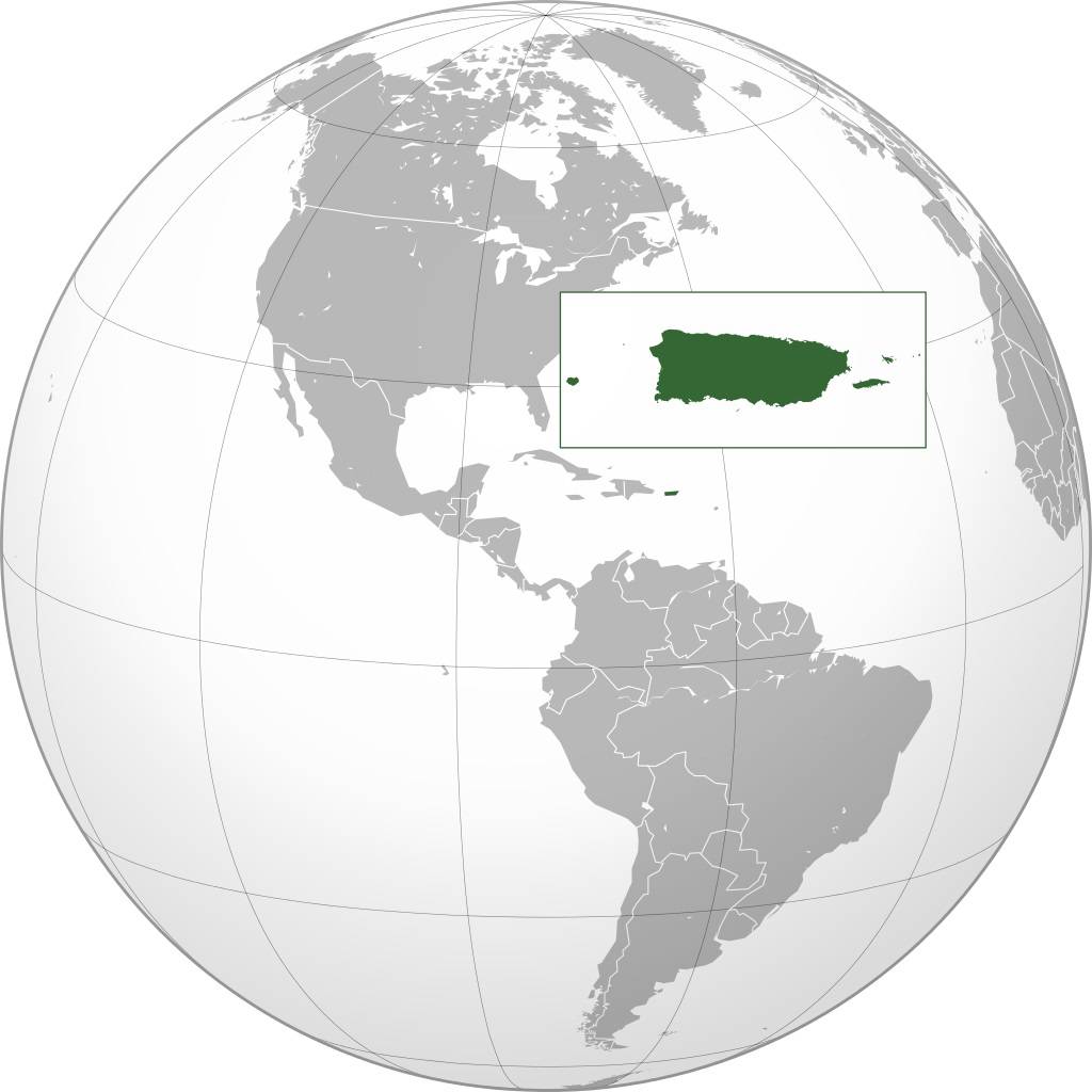 Porto Rico carte Amérique Porto Rico carte Amérique