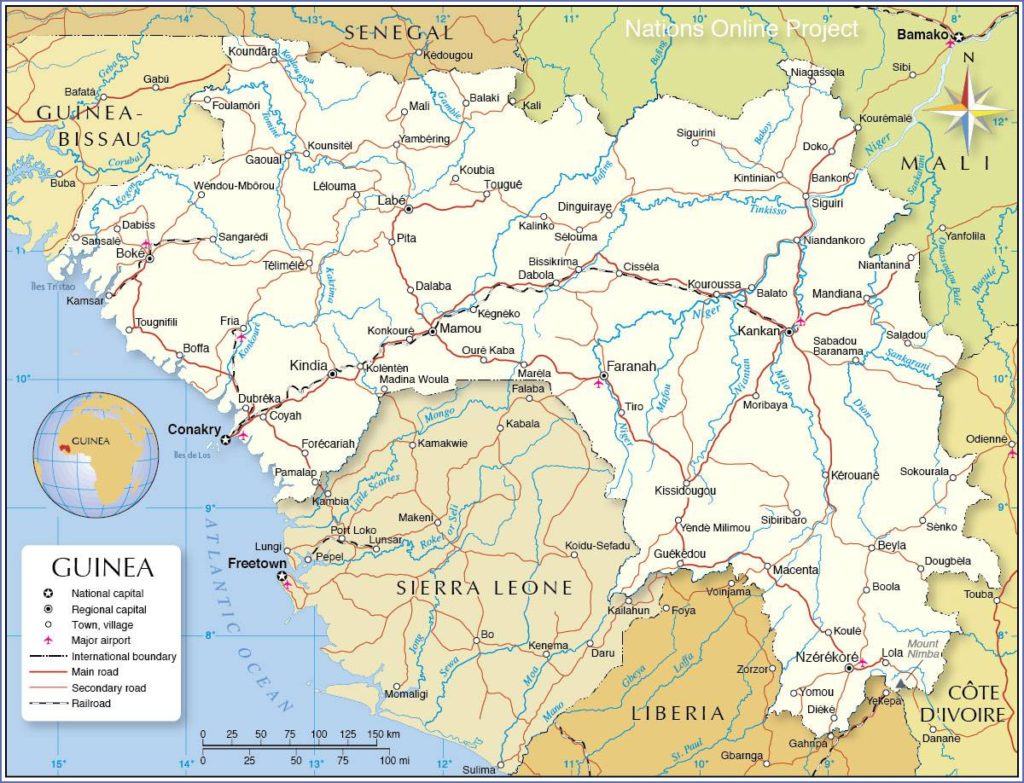 Guinée carte