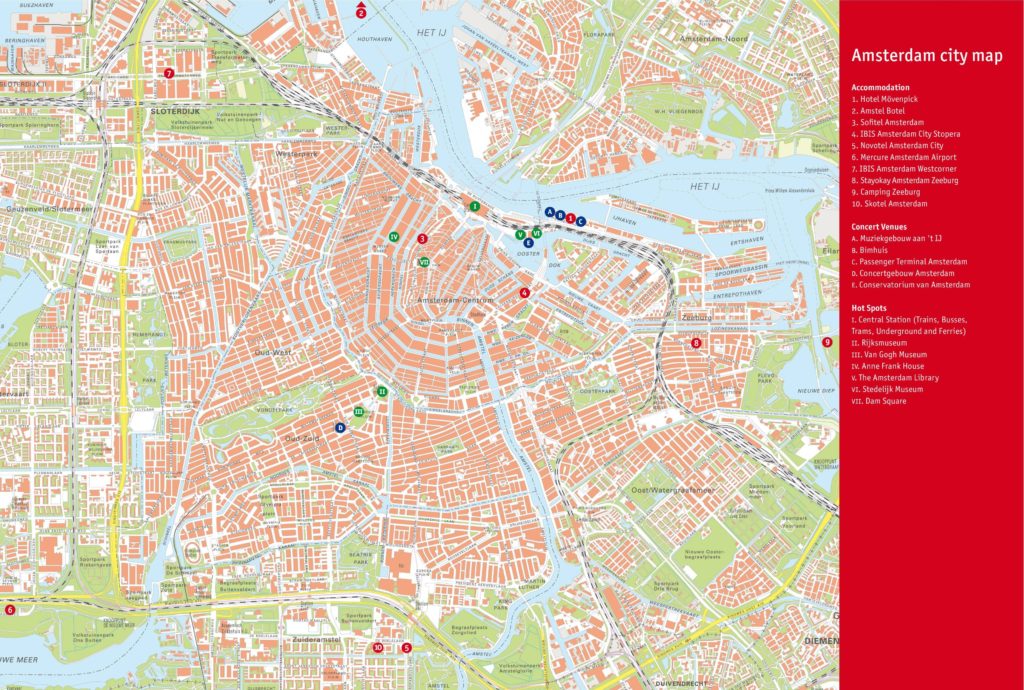 Carte d'Amsterdam Carte d'Amsterdam