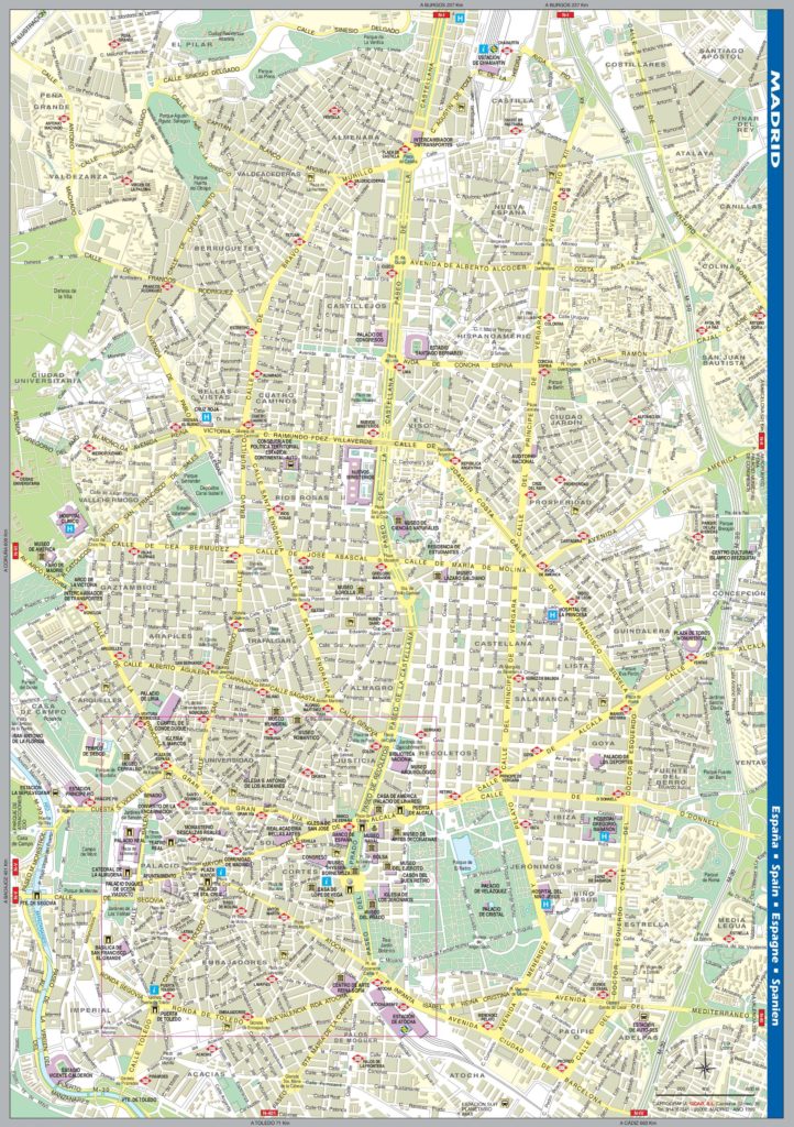 Carte de Madrid Carte de Madrid