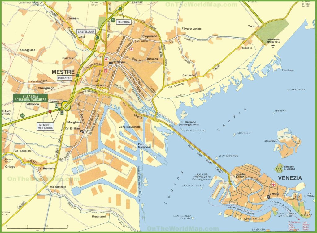 Carte de Venise Carte de Venise