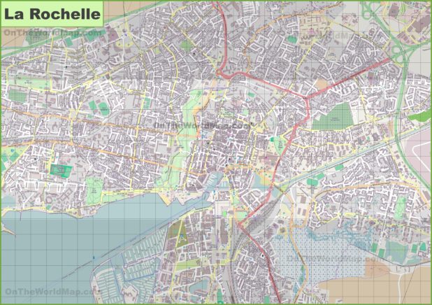Carte de La Rochelle Carte de La Rochelle