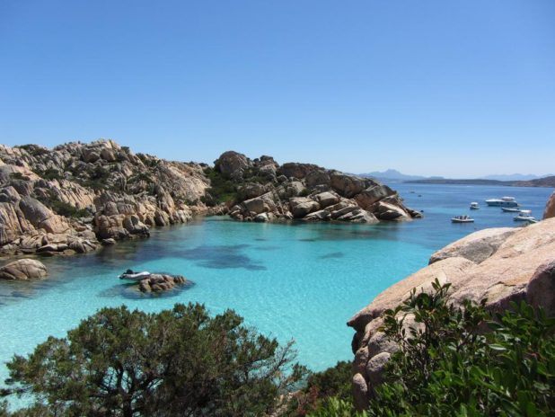 Archipel de La Maddalena et la plage Cala Coticcio Archipel de La Maddalena et la plage Cala Coticcio