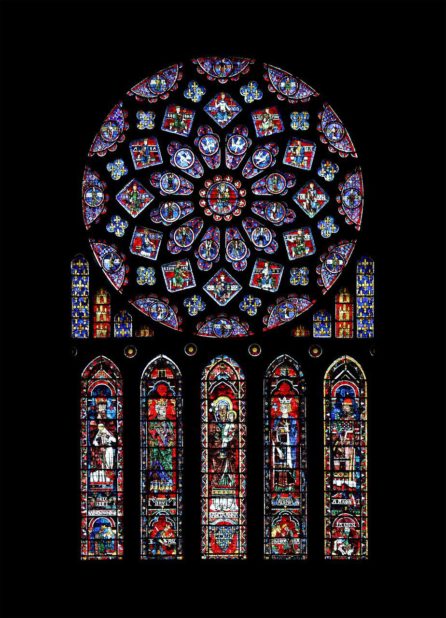 Vitraux de la Rosace