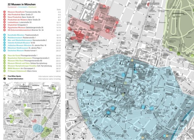 Carte des musées de Munich Carte des musées de Munich