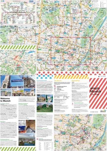 Carte touristique de Munich Carte touristique de Munich