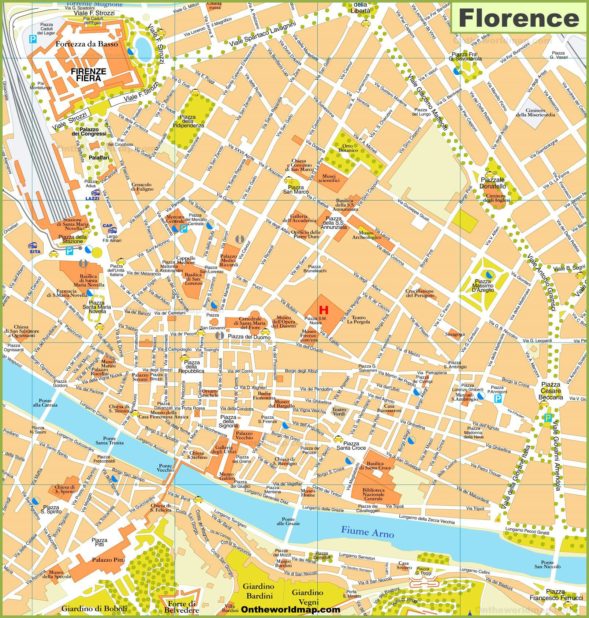 Autre carte de Florence Autre carte de Florence