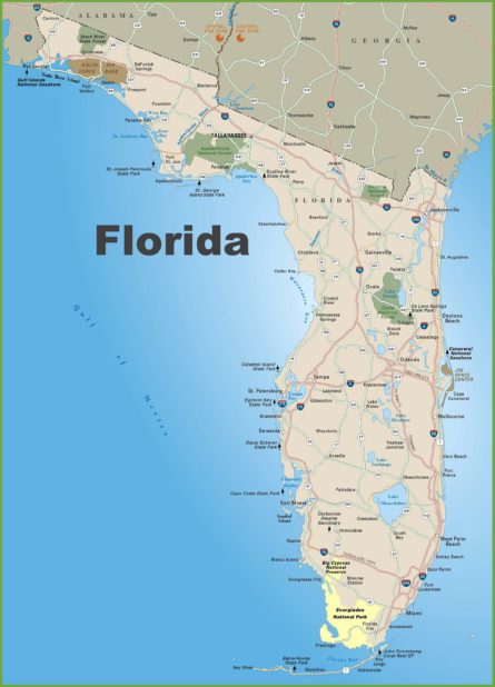 Floride carte Floride carte