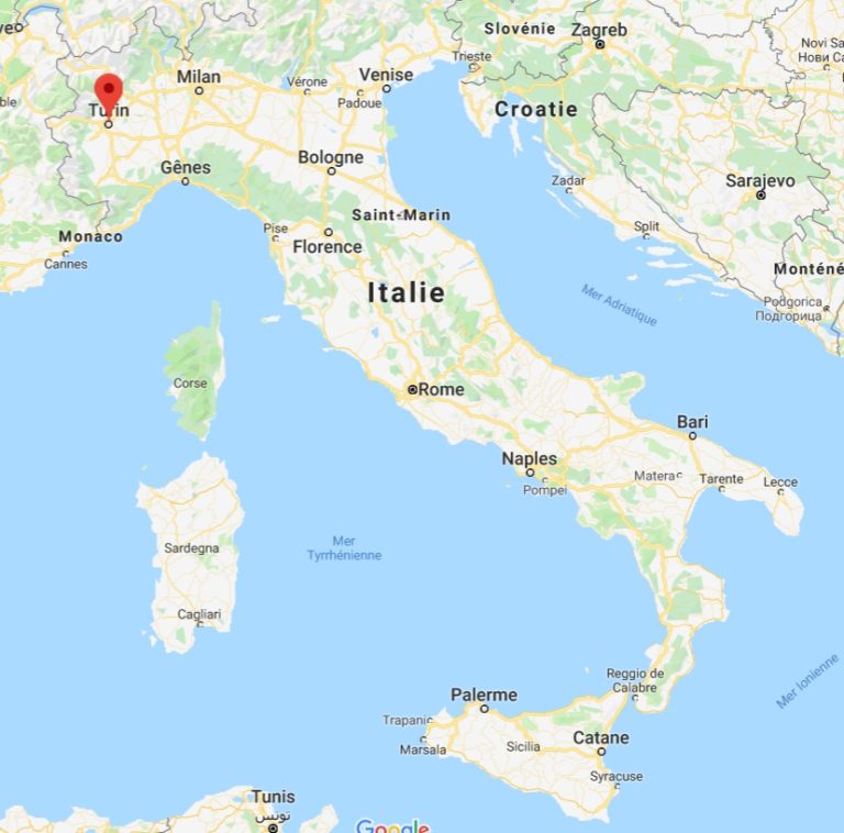 Carte de Turin en Italie Découvrir la des plans de la ville