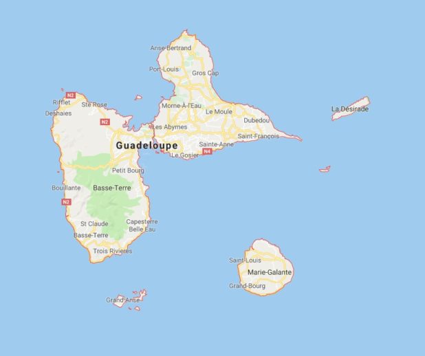 Guadeloupe carte