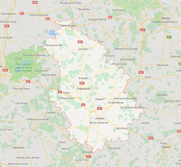 Haute-Marne carte