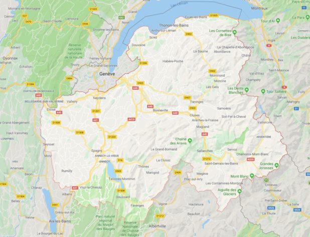 Haute-Savoie carte