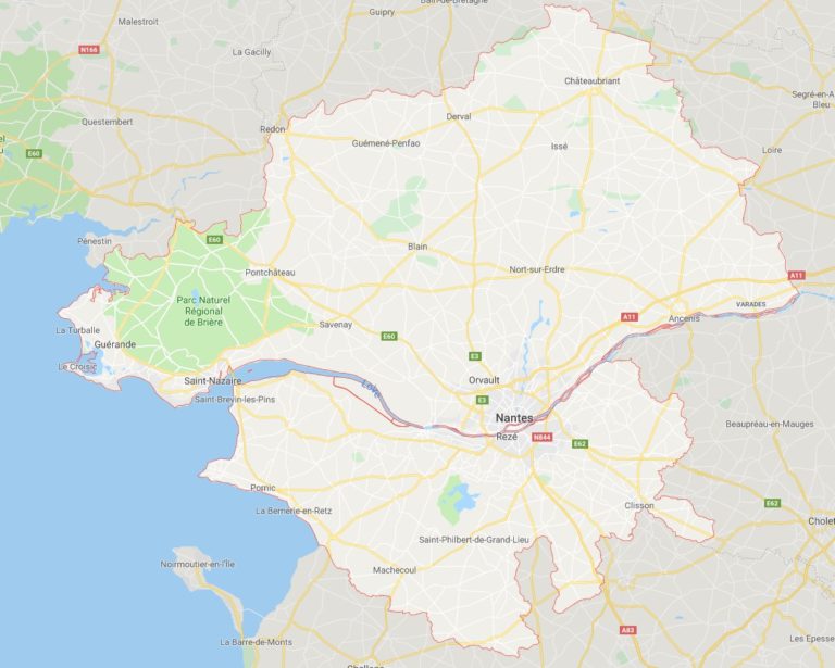 Carte de Loire-Atlantique - Carte et plan du département