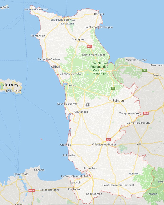 carte cotentin