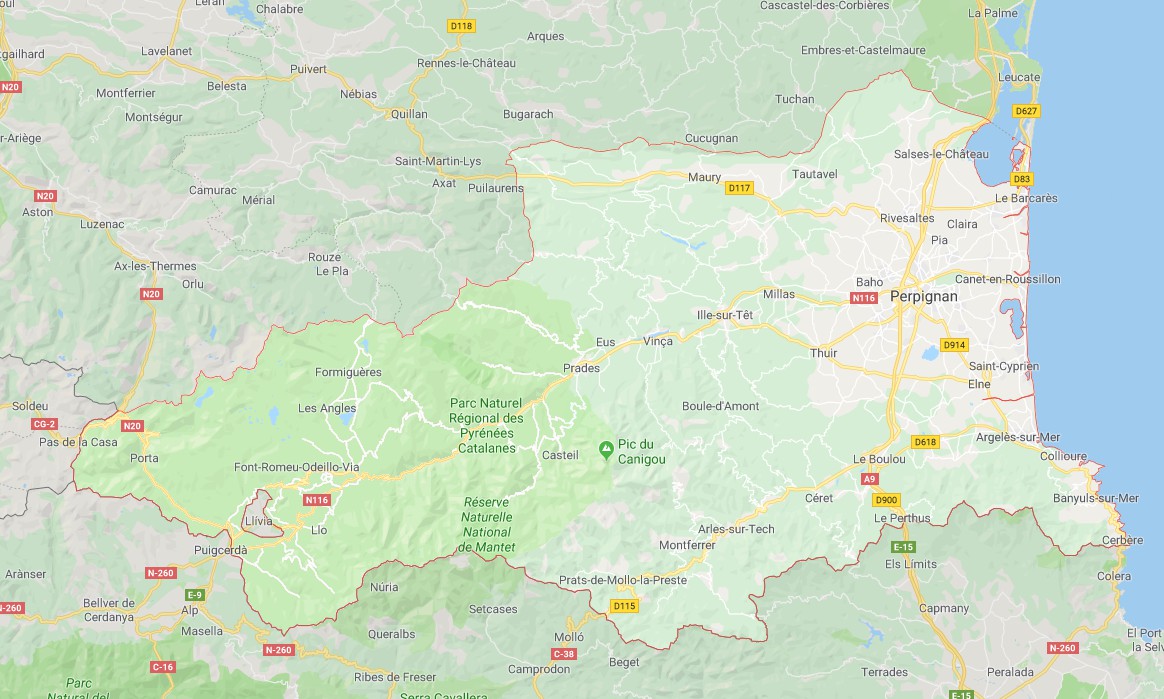 66 pyrenees orientales plan