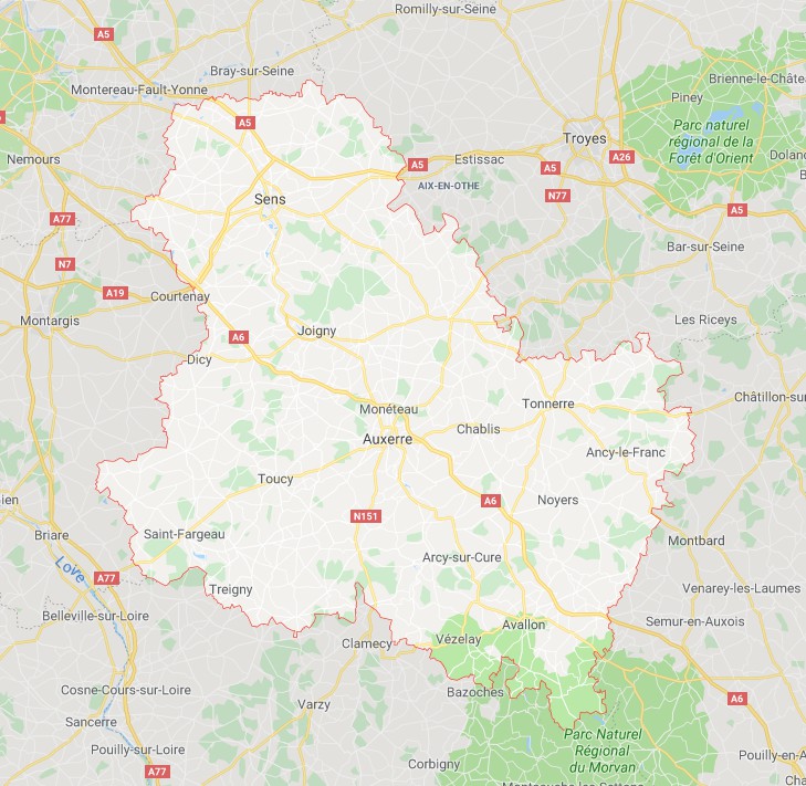 département de l yonne