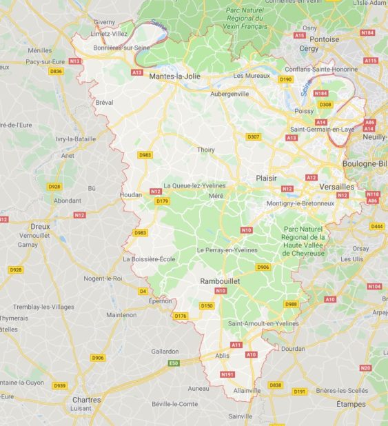 Yvelines carte