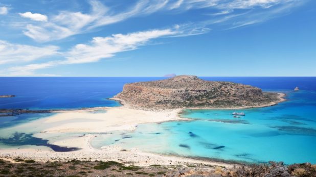 Lagune de Balos en Crête